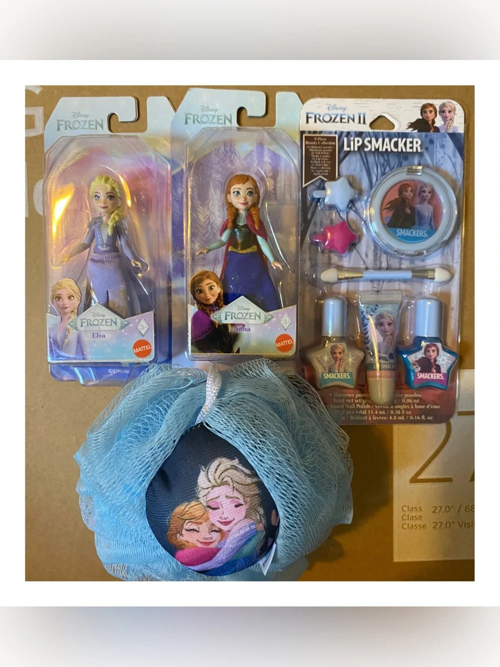 Disney Frozen Anna & Elsa Gift Basket (15 pcs) NWT